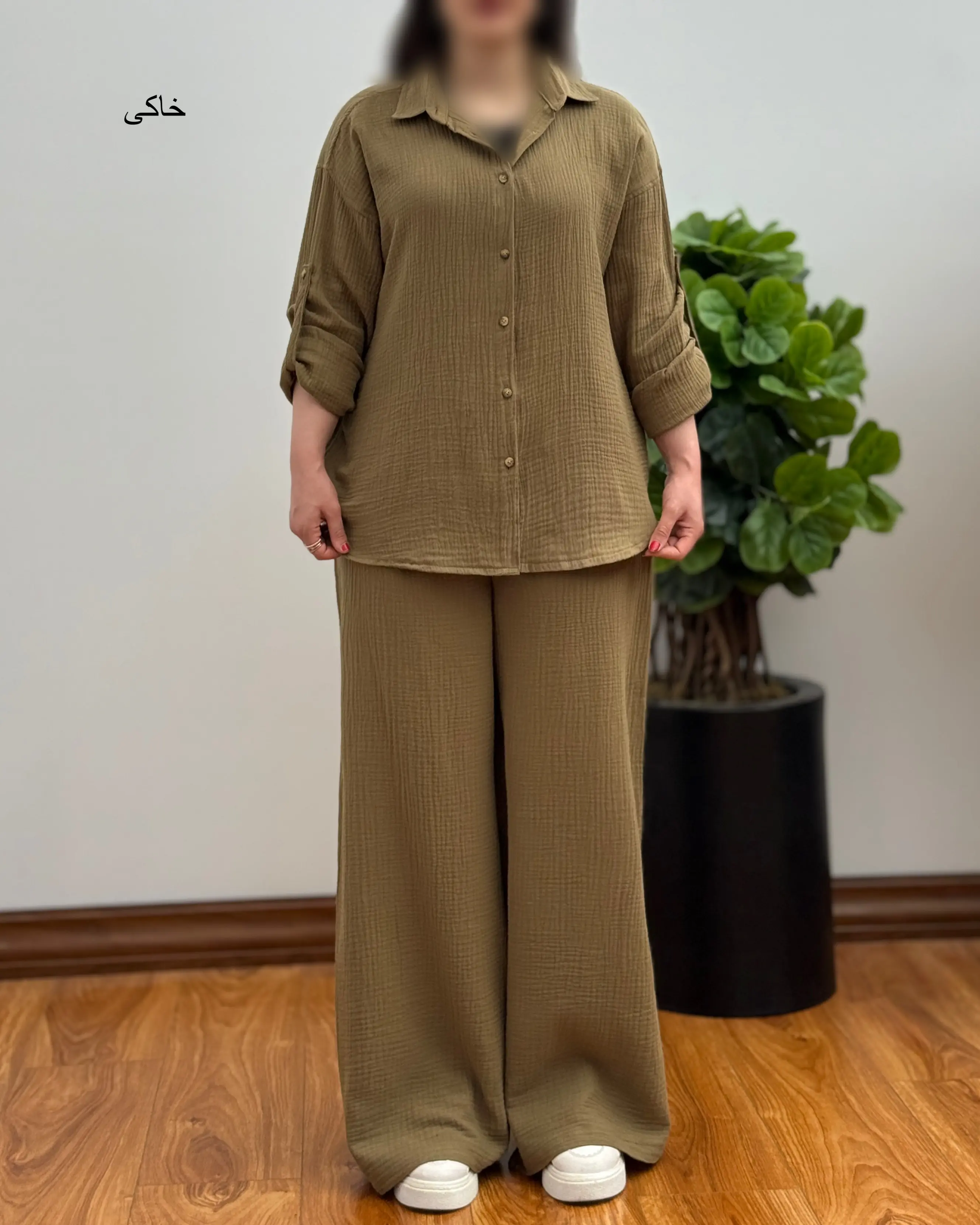 ست شومیز شلوار نخ پنبه